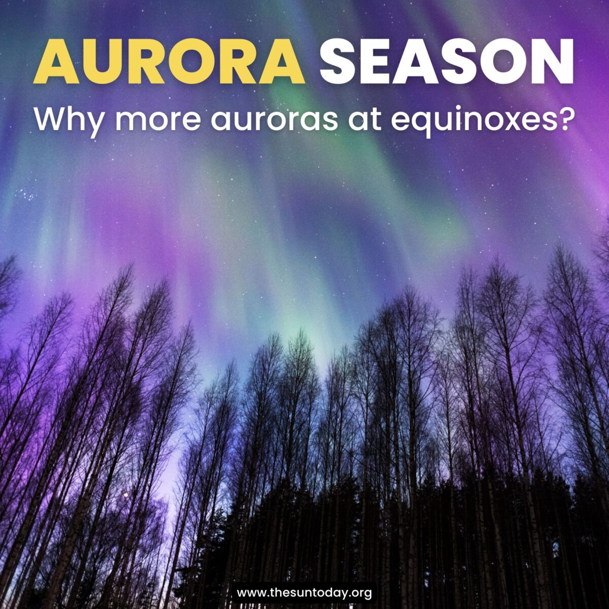 Aurora Season: Why More Auroras at Equinoxes?